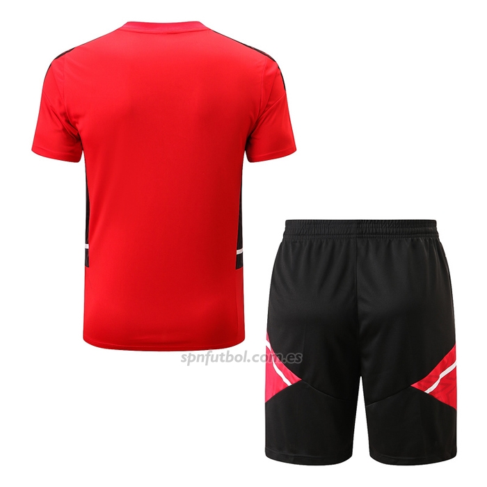 Chandal del Bayern Munich Manga Corta 2022-2023 Rojo - Pantalon Corto